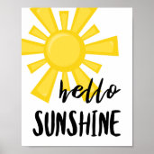 Hallo Sunshine Poster