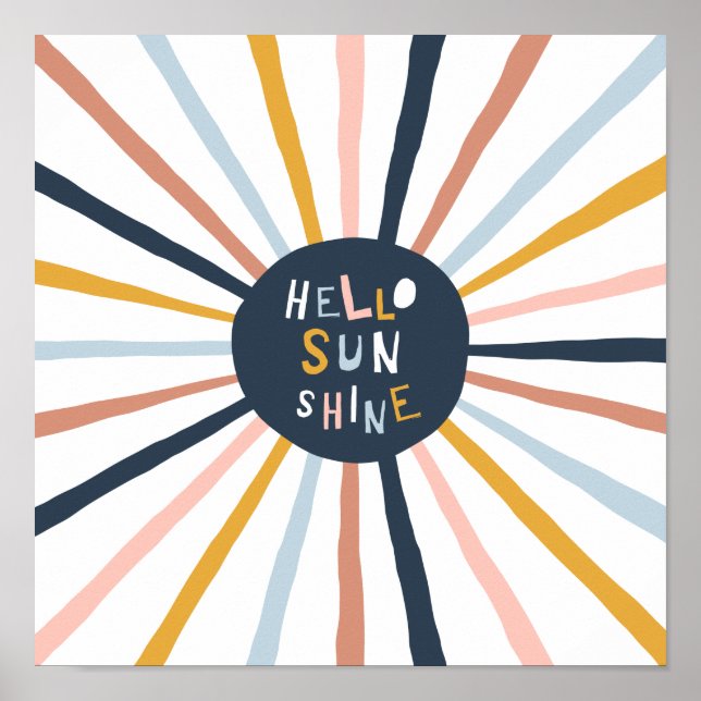 Hallo Sunshine Poster (Vorne)