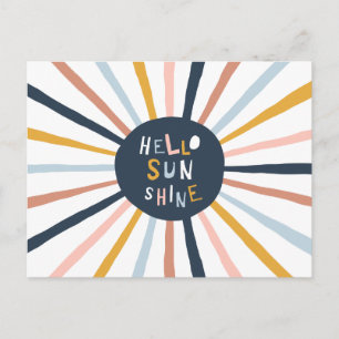 Hallo Sunshine Postkarte