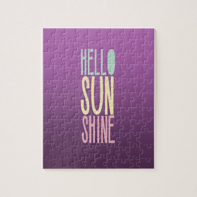 Hallo Sunshine Puzzle (Vertikal)