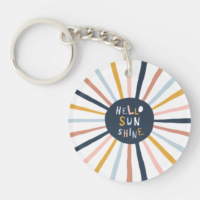 Hallo Sunshine Schlüsselanhänger (Vorderseite)