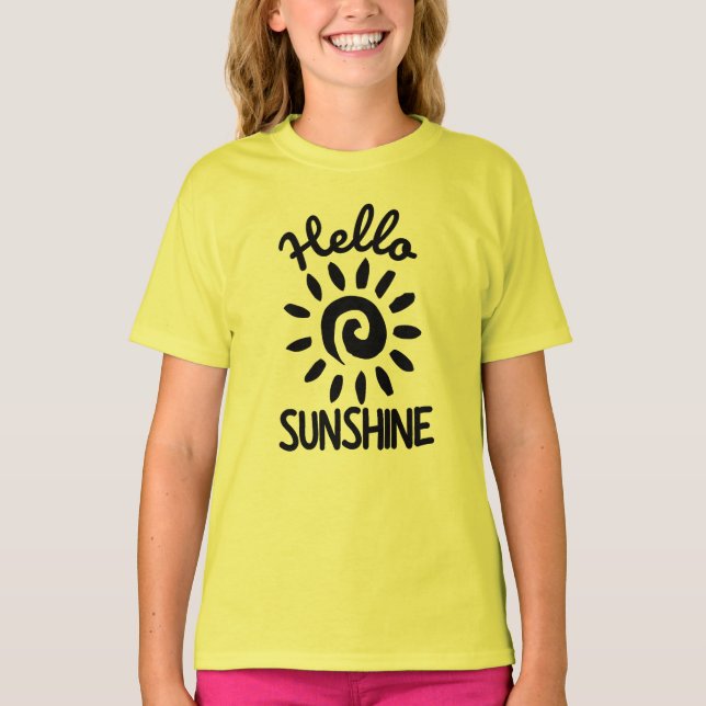 Hallo Sunshine T - Shirt (Vorderseite)