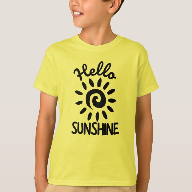 Hallo Sunshine T - Shirt (Vorderseite)