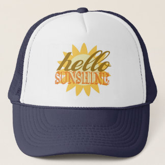 Hallo Sunshine Trucker Hat Great für den Sommer Truckerkappe