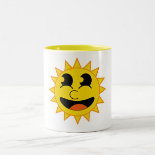 Hallo Sunshine Zweifarbige Tasse