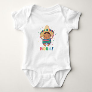 Hallo Süßer Mexikanischer Baby Junge Fiesta Strampler