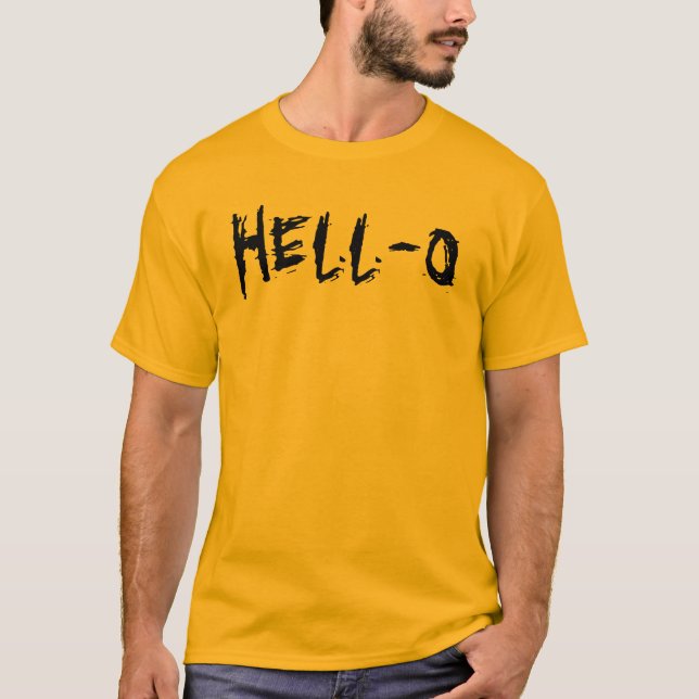 HALLO T - SHIRT (Vorderseite)