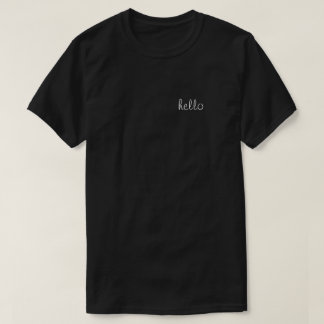 Hallo T - Shirt (schwarz)