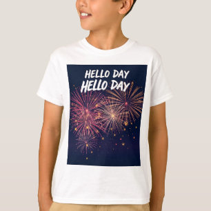 Hallo Tag - Amerikanische Unabhängigkeitstag Firew T-Shirt