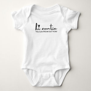 Hallo Tante Sie können jetzt ausspannen, Baby Ankü Strampler