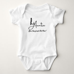 Hallo Tante Sie können jetzt ausspannen, Baby Ankü Strampler