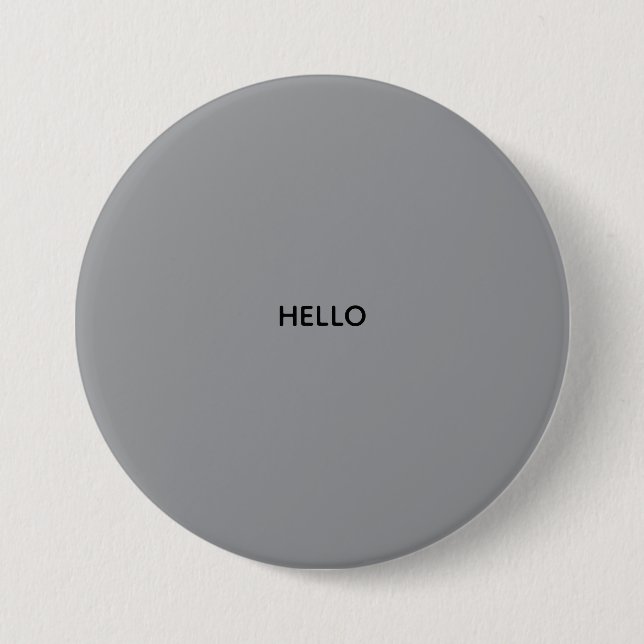 HALLO-TASTE BUTTON (Vorderseite)