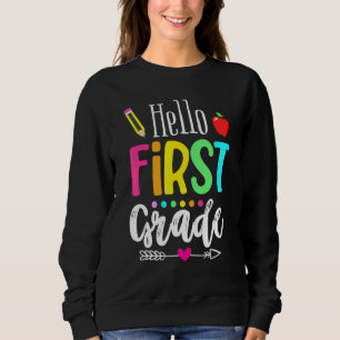 Hallo Team der 1. Klasse Die erste Klasse rockt zu Sweatshirt