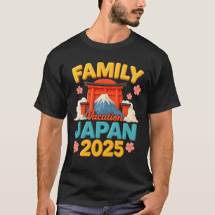 Hallo Tokyo Japan Familienurlaub 2025 Souvenir Fu T-Shirt