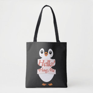 Hallo! Umarme mich - Pinguinkostüm Personalisierun