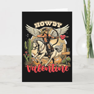 Hallo Valentine Retro Valentine Hallo Cowboy Valen Karte