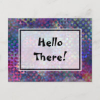 "Hallo!" Vielfarbige, einzigartige Abstrakte Kunst