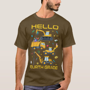 Hallo Vierte Klasse 4. Bauwagen Zurück zur T-Shirt