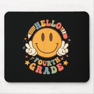 Hallo Vierte Klasse Byck Zurück zur Schule Groovy Mousepad