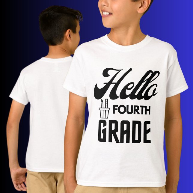 Hallo Vierter Grad, zurück zum T - Shirt der Schul (Von Creator hochgeladen)