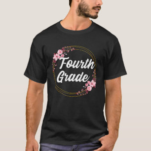 Hallo Vierter Klasse Lehrer erster Tag T-Shirt