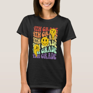 Hallo Vierter Lehrer zurück zur Schule T-Shirt