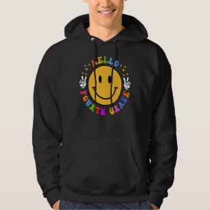 Hallo Viertklässler glücklich Gesicht 5. Klasse Lä Hoodie