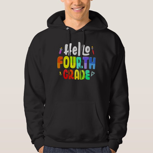 Hallo Viertklässler Hoodie (Vorderseite)