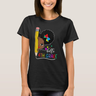 Hallo Viertklässler Team Vierter Klasse Zurück nac T-Shirt