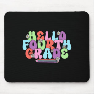 Hallo Viertklässlerin Lehrer Mädchen Zurück Zur Sc Mousepad