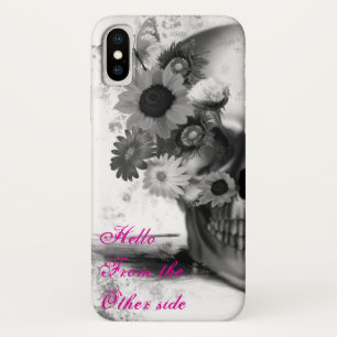 Hallo von anderen Seite Blütenschmetterling Schäde Case-Mate iPhone Hülle