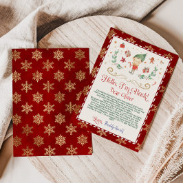 Hallo von deiner elf-Buchstaben-Karte Einladung