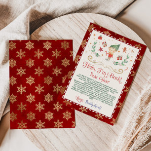 Hallo von deiner elf-Buchstaben-Karte Einladung