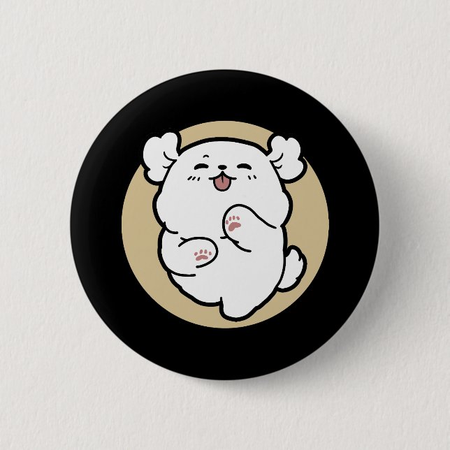 Hallo von der Barked Side Button (Vorderseite)