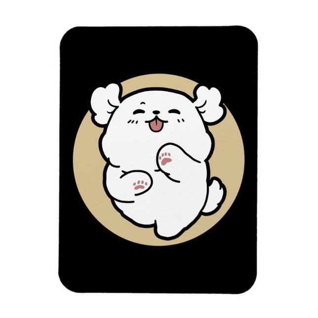 Hallo von der Barked Side Magnet (Vertikal)