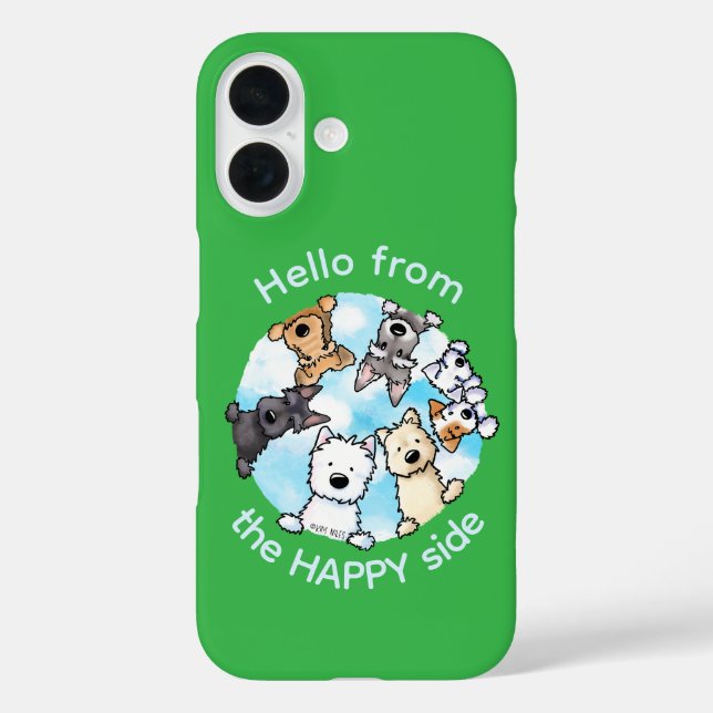 Hallo von der glücklichen Seite Case-Mate iPhone Hülle (Rückseite)