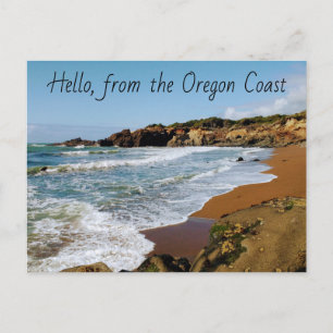 Hallo, von der Postkarte von Oregon