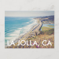 Hallo von La Jolla, Torrey Pines Postcard