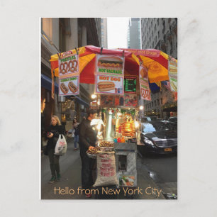 Hallo von New York City Postcard Postkarte