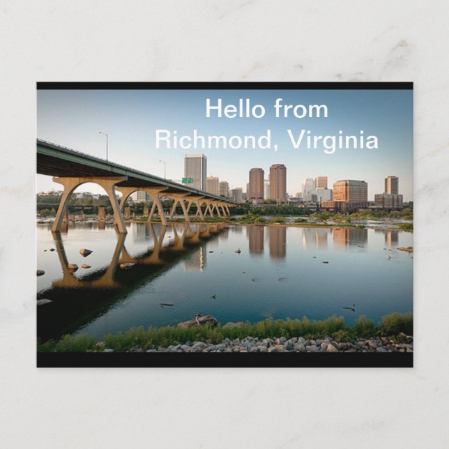 Hallo Von Richmond, Virginia Postcard Postkarte (Vorderseite)