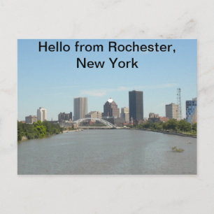 Hallo von Rochester, New York Postcard Postkarte
