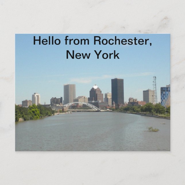 Hallo von Rochester, New York Postcard Postkarte (Vorderseite)