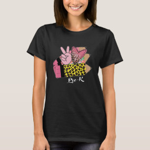 Hallo Vor K Süßer Bleistift Lehrer Zurück zur Sch T-Shirt