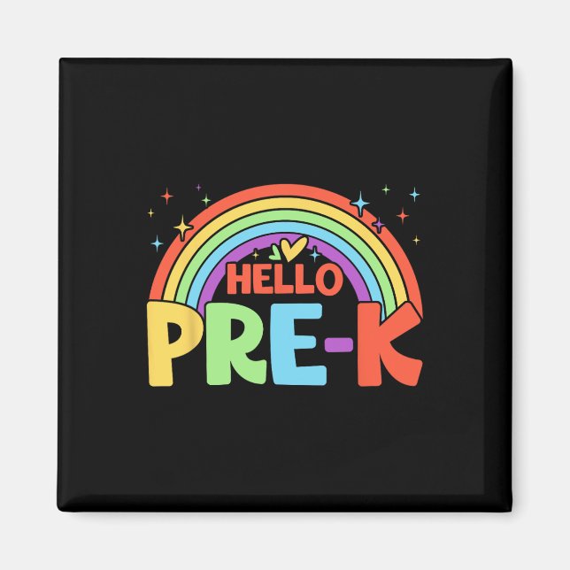 Hallo Vorschul-Regenbogen-Lehrerteam Zurück zur Sc Magnet (Vorne)