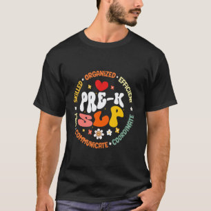 Hallo Vorschul-SLP-Lehrer Kindergarten 1. Schultag T-Shirt