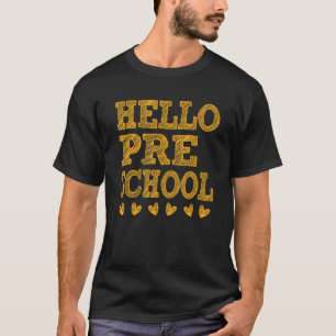 Hallo VorschulOutfit zurück zur Schule für Jungs G T-Shirt