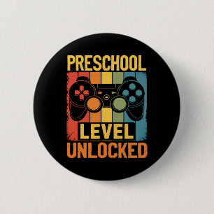 Hallo Vorschulstufe Freigeschaltetes Videospiel Zu Button