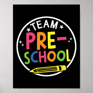 Hallo Vorschulteam Vorschulcheck zur Schule Lehrer Poster