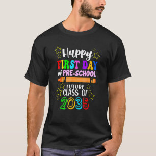 Hallo Vorschulzeit zurück zur Schule Vorschule Vor T-Shirt