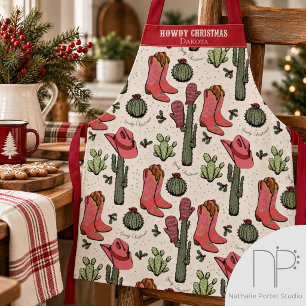 Hallo Weihnachten Rosa und Rote Schürze